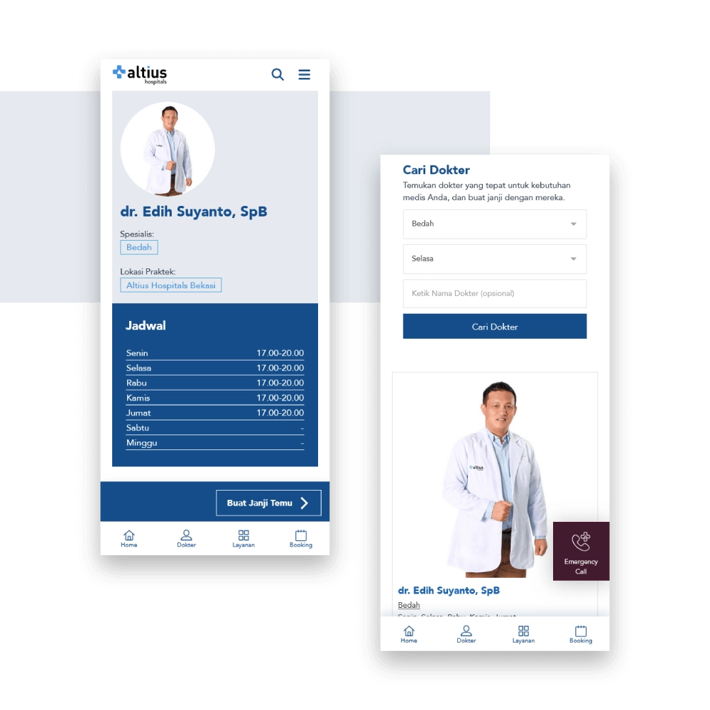 Fitur Website Rumah Sakit Janji Temu Dokter