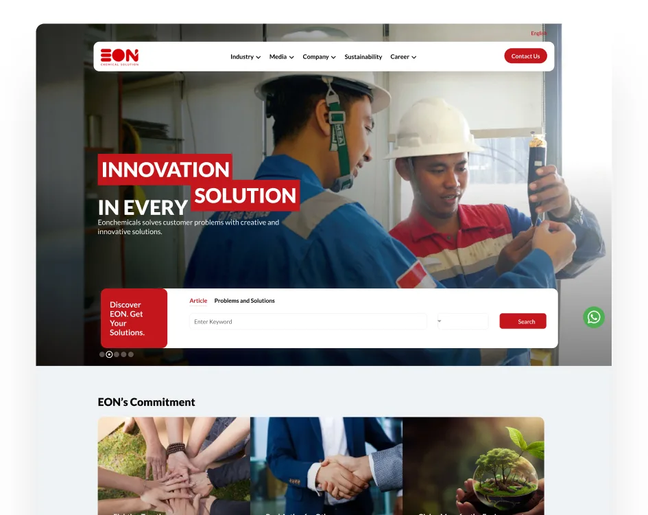 Revamp Website Eonchemicals