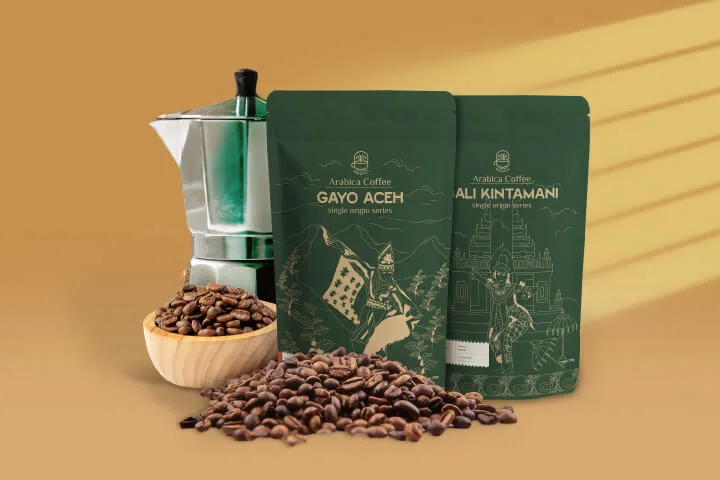 Desain Kemasan Kopi Kekinian