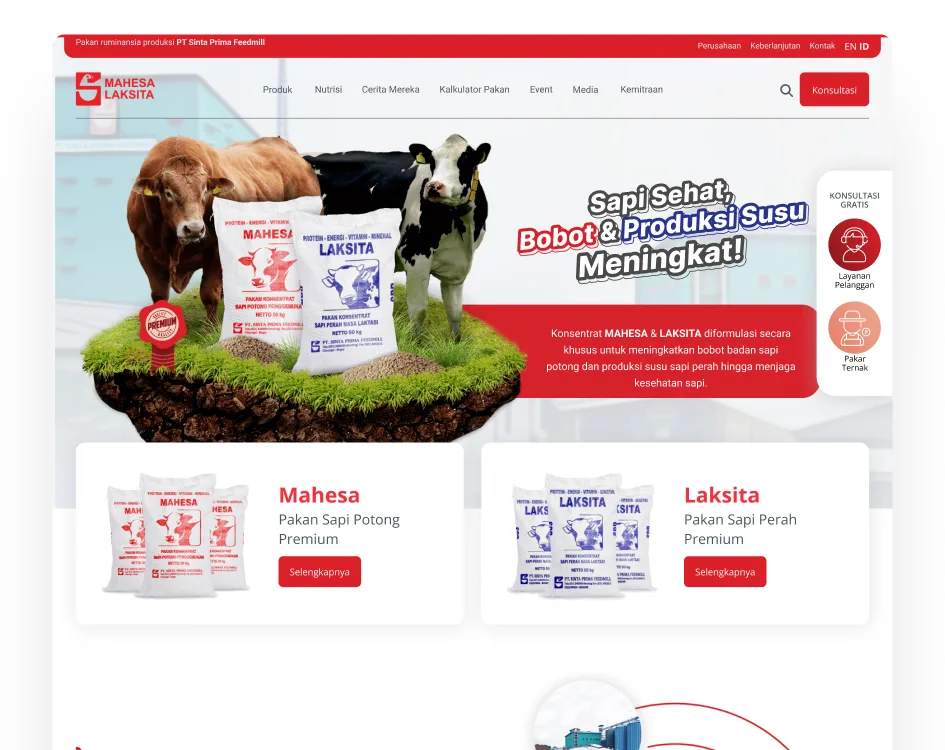 Website Mahesa Laksita